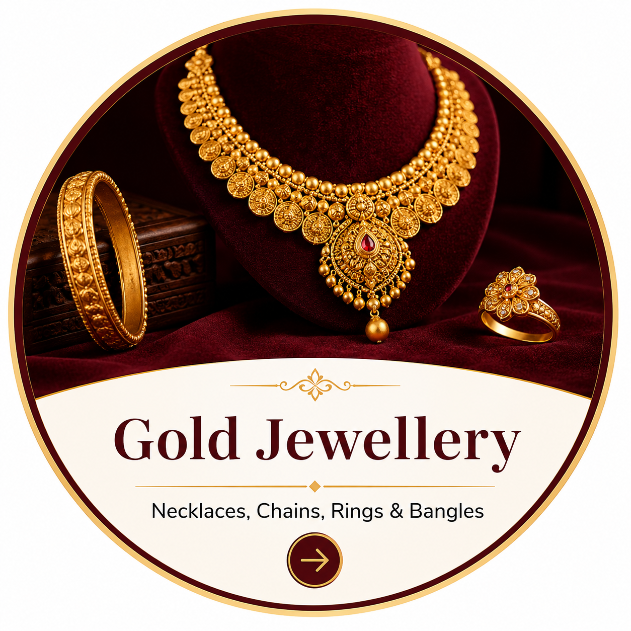Gold jewellery category at S. K. Khandre Bhaiyya Saraf & Jewellers